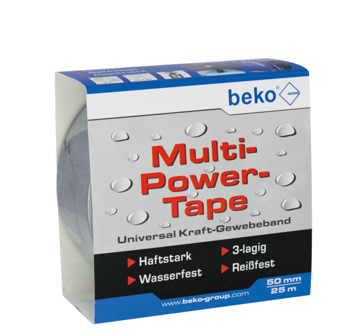 Beko Multi-Power-Tape 50 mm x 25 m 262205251 Silber